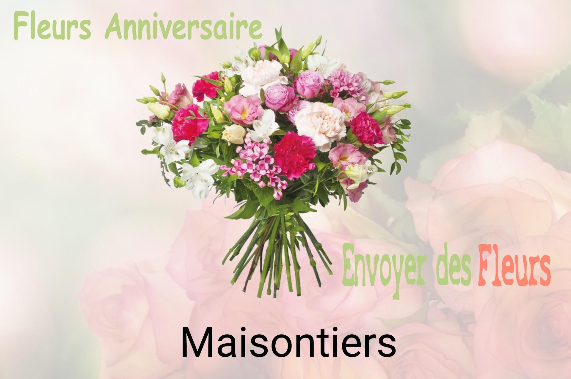 Bouquet de fleurs d’anniversaire livré à Maisontiers